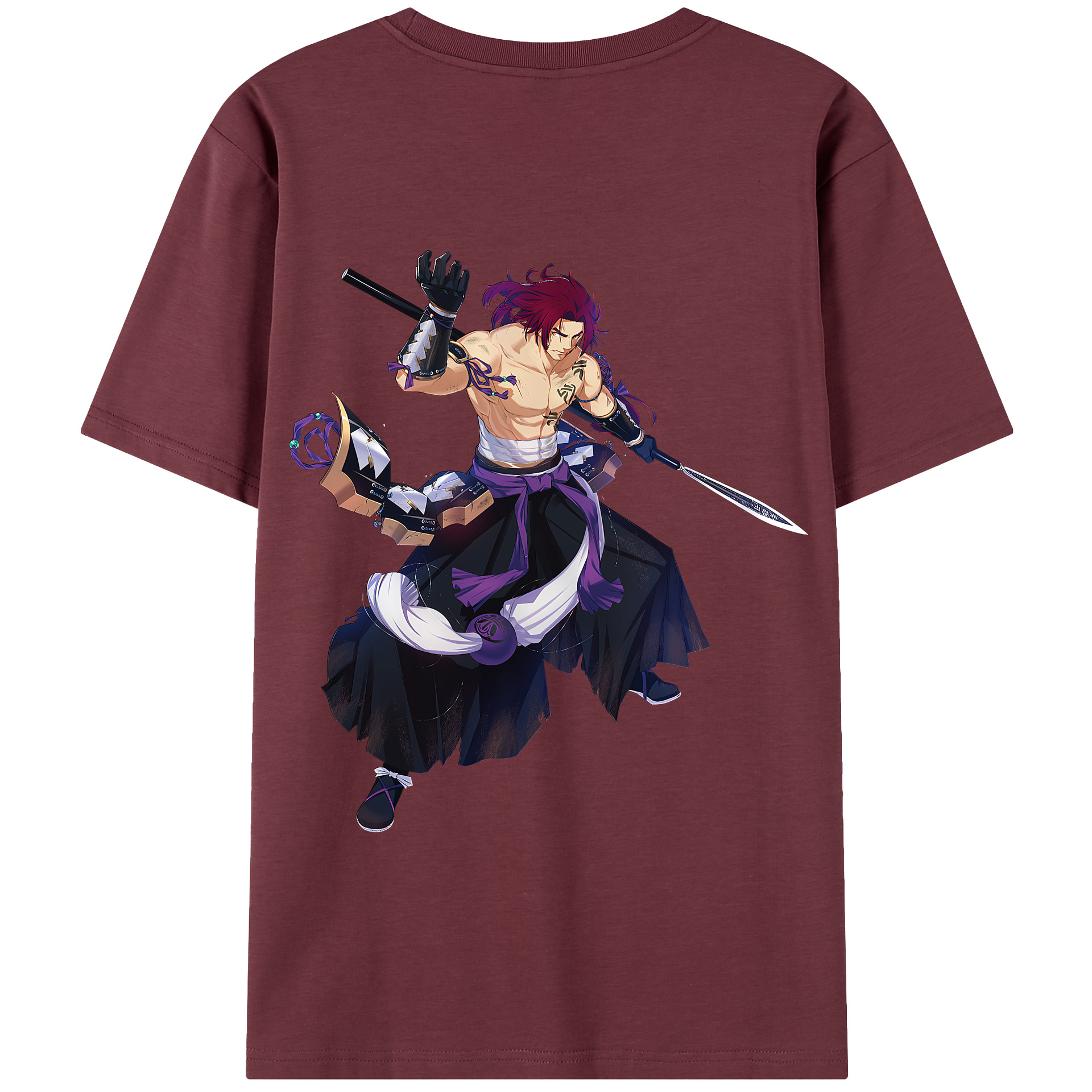 （画像用） 刀剣乱舞 Touken Ranbu 綿100％半袖Tシャツ（背面プリント）